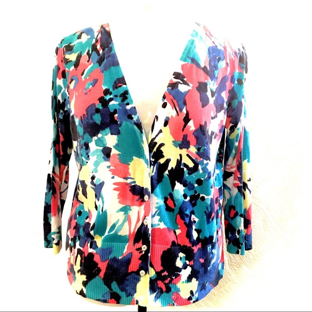 Lane Bryant V-Neck Button Cardigan | SZ 14/16